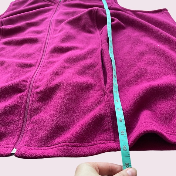 ULLA POPKEN Fleece Zip Waistcoat Gilet Outdoor Sleeveless Jacket Plus Size 36/38 - Picture 5 of 6
